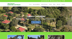 Desktop Screenshot of lakescottages.com.au